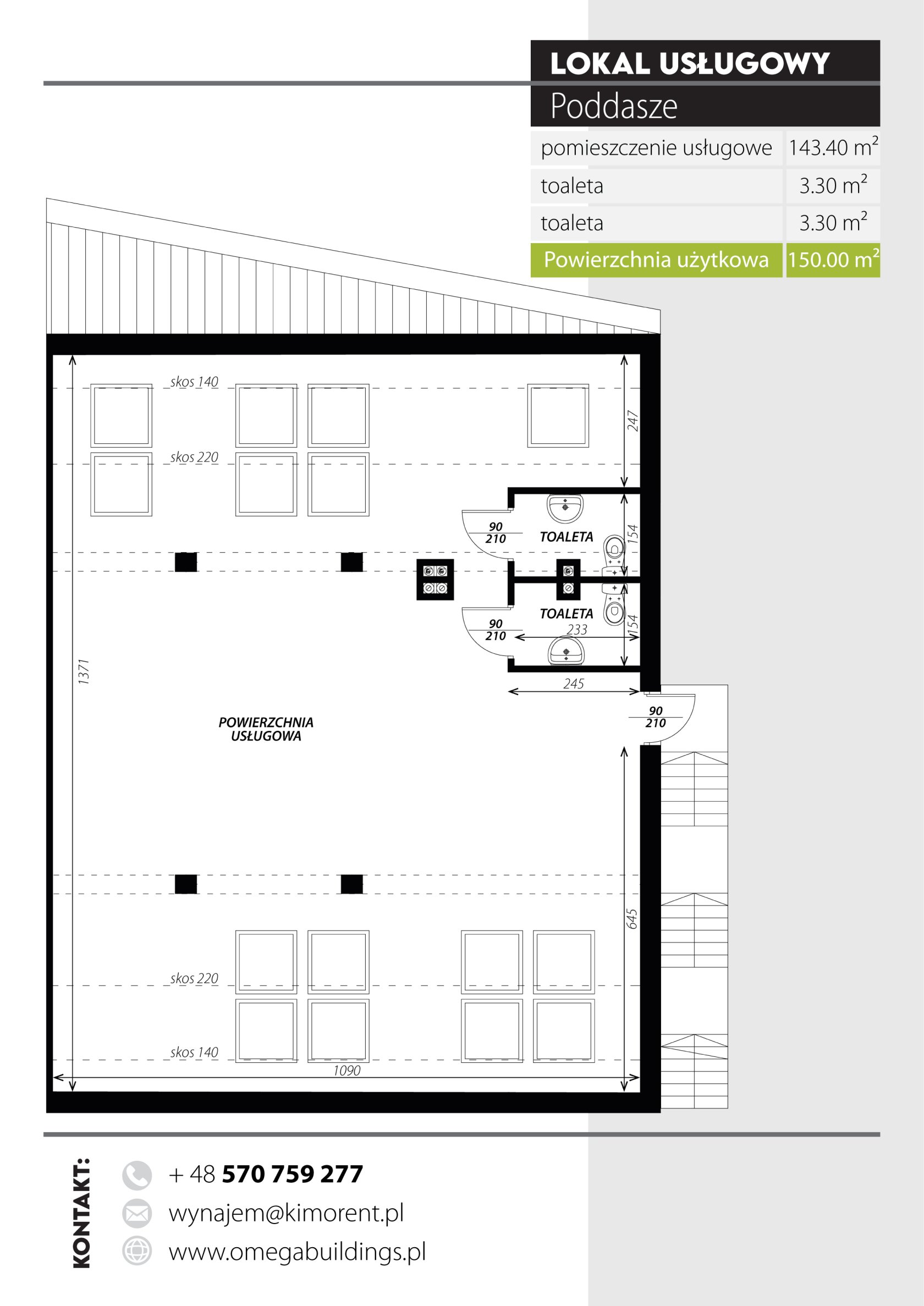 Lokal 150 m2